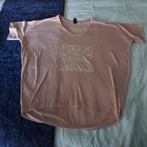 Eagles Concert Pink/peach Graphic T-Shirt, Oversized Small